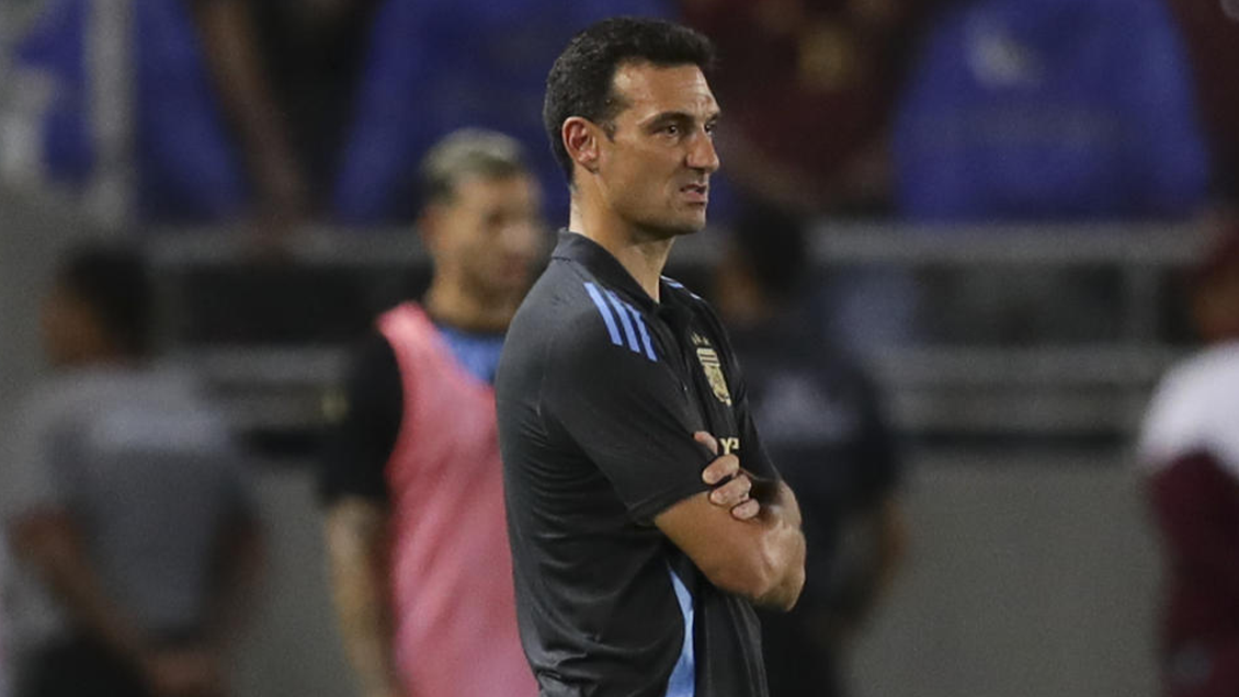 Scaloni y el empate de Argentina con Venezuela: El partido no reunía las condiciones para jugar