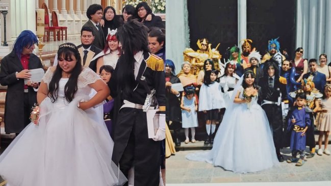 Pareja celebró su boda con temática de 