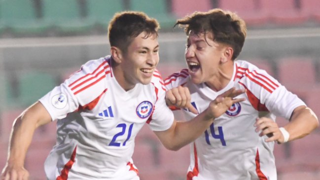   La Roja venció a Paraguay y terminó invicto en la fase grupal del Sudamericano Sub 15 