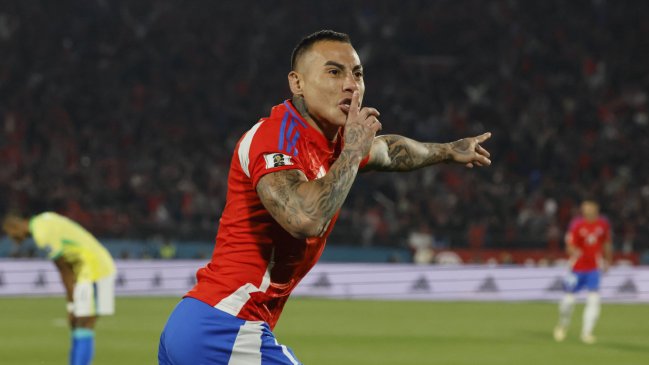 Eduardo Vargas anotó el gol más rápido de La Roja en Clasificatorias