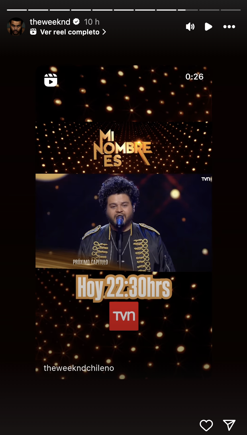 The Weeknd y su imitador chileno