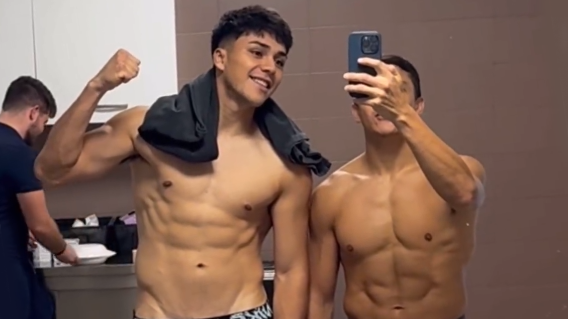 Alexis Sánchez y Damián Pizarro lucieron su físico en Udinese