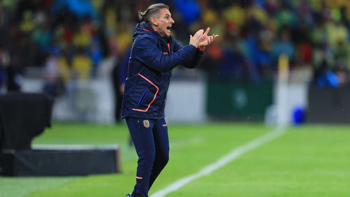 Beccacece le pidió a sus jugadores en Ecuador tener carácter y temple para enfrentar a Uruguay