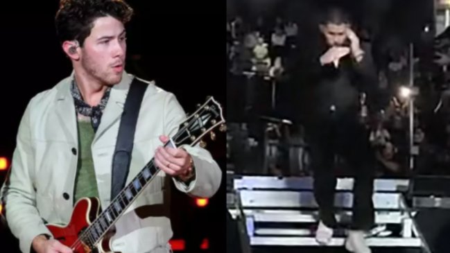 Nick Jonas abandona abruptamente escenario en Praga tras ser apuntado con láser