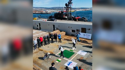   El Patagonia Classic de golf tuvo su lanzamiento este miércoles en el estrecho de Magallanes 