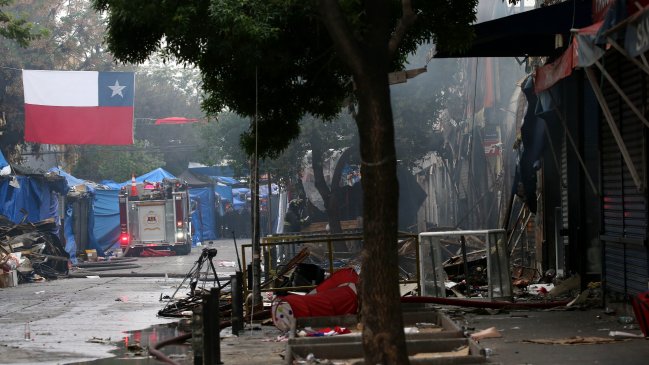 Cayó banda que provocó incendio en Barrio Meiggs al explotar cajero automático