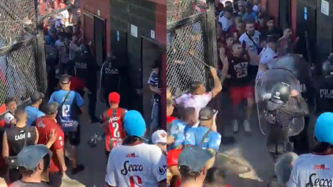 Violento enfrentamiento de barristas y la policía dejó 14 oficiales heridos en Argentina