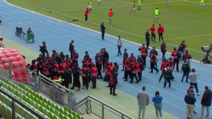   Papelón: Duelo de Wanderers y U. de Concepción se suspendió por deuda con los guardias 