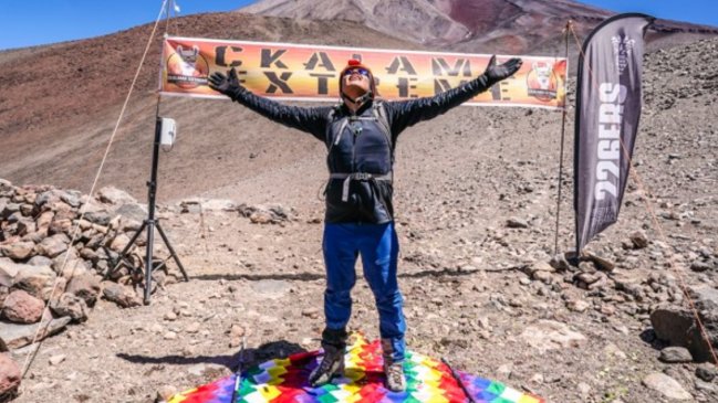   Atacameño Joel Colque impuso marca mundial en el Ckalama Extreme Ultra Trail Desert 