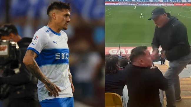Papá de Nicolás Castillo agredió a un asistente al clásico universitario