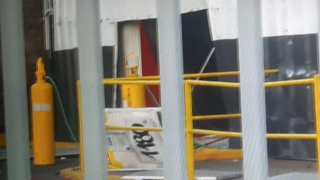 Delincuentes intentaron robar cajero automático en Cerrillos