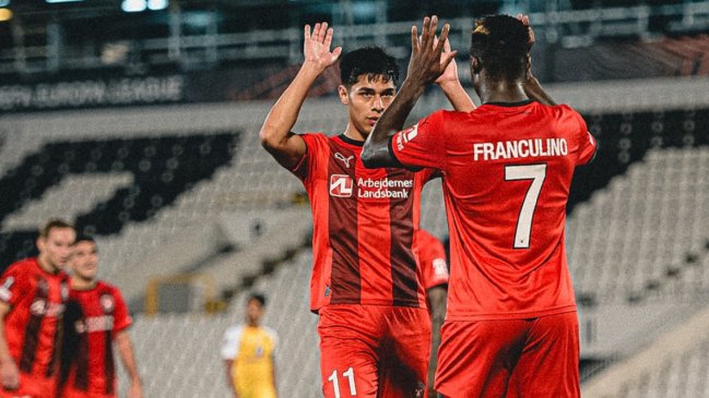 FC Midtjylland de Darío Osorio enfrenta a Union St. Gilloise por la Europa League