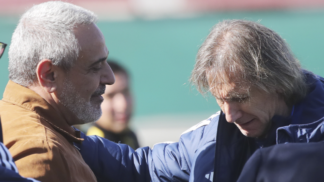 Milad dialogó con Gareca en la ANFP: 