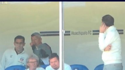   [VIDEO] El nuevo registro de Jorge Almirón con un asistente en el estadio de Huachipato 