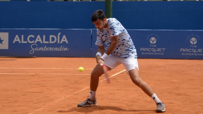 Tomás Barrios entró a cuartos de final en el Challenger de Guayaquil