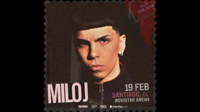 Milo J vuelve a Chile: Fecha, lugar y venta de entradas