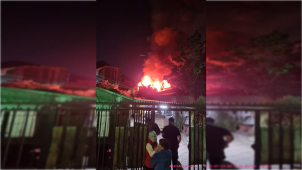  Incendio en una vivienda dejó un fallecido en Renca  