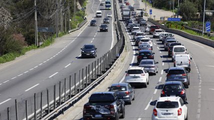   Transportes anticipa congestión desde el mediodía en retorno de fin de semana XL 