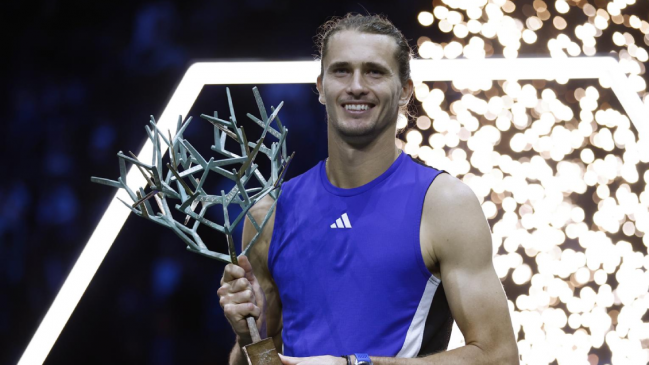 Alexander Zverev fulminó a Humbert y se quedó con el Masters de París