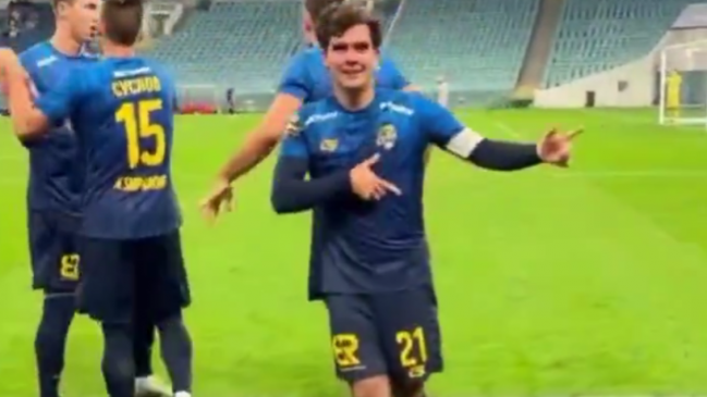 [VIDEO] Ignacio Saavedra marcó el gol que le dio el triunfo a Sochi en la liga rusa