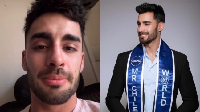 Jorge Aldoney se bajó de Míster Mundo 2024 a solo horas de viajar