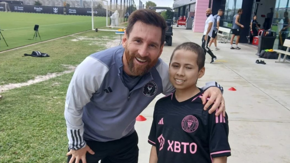 [VIDEO] Niño chileno con cáncer cumplió su sueño de conocer a Messi