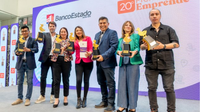 BancoEstado entregó Premio Emprende a 53 MiPyMes del país