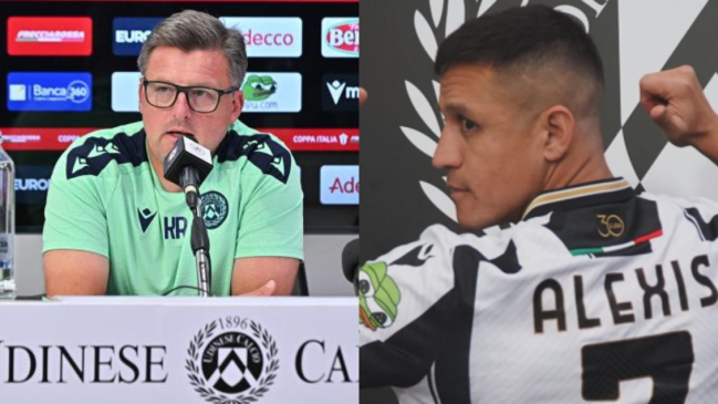 DT de Udinese sobre Alexis Sánchez: Estamos ansiosos por tenerlo de regreso