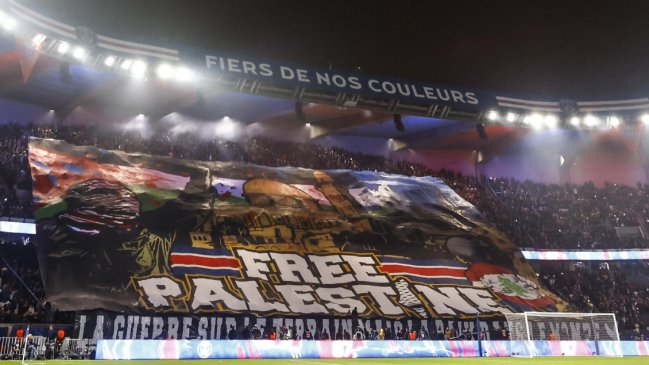 PSG prohibirá temporalmente los mosaicos tras mensaje a favor de Palestina