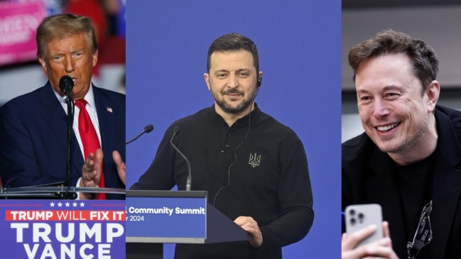 Donald Trump y Elon Musk hablaron con Zelenski y confirmaron apoyo a Ucrania