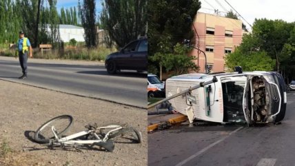   Fatal accidente en Argentina: Joven fue atropellada y luego ambulancia en la que iba volcó 