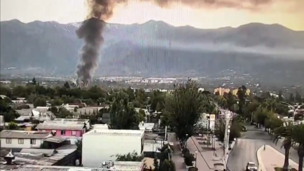   Incendio azotó a la 