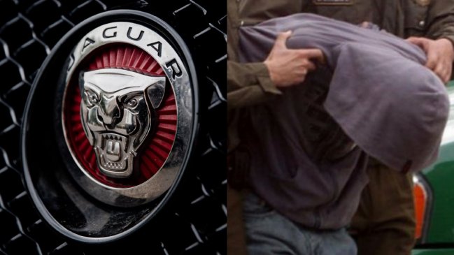 Delincuentes robaron Jaguar, chocaron y lesionaron a carabinero (r): hay tres detenidos