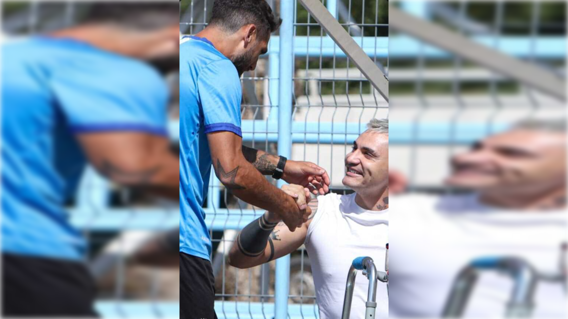 Joaquín Larrivey destacó encuentro con Cristóbal Campos