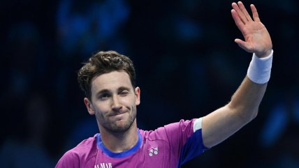   Casper Ruud avanzó a semis en las ATP Finals de Turín con triunfo ante Andrey Rublev 