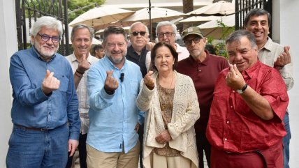 Militantes de Amarillos dieron su apoyo a Claudio Orrego