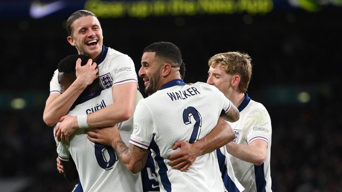 Inglaterra selló su ascenso en la Liga de Naciones tras golear a Irlanda