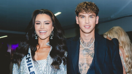   Igor Lichnovsky acompañó y apoyó a Emilia Dides en Miss Universo 