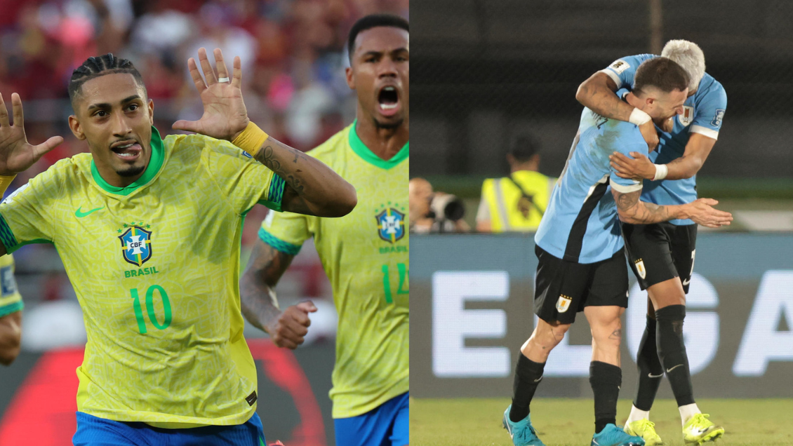 Brasil y Uruguay buscarán consolidarse en la tabla de las Clasificatorias