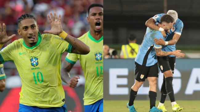 Brasil y Uruguay buscarán consolidarse en la tabla de las Clasificatorias