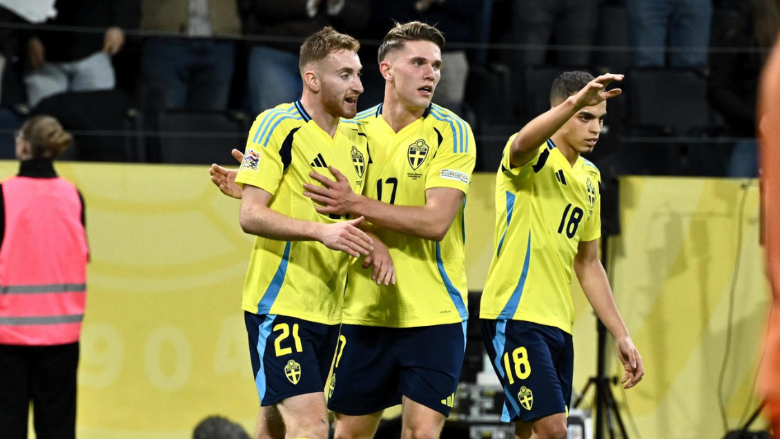 Viktor Gyokeres sigue intratable y marcó un doblete frente a Azerbaiyán