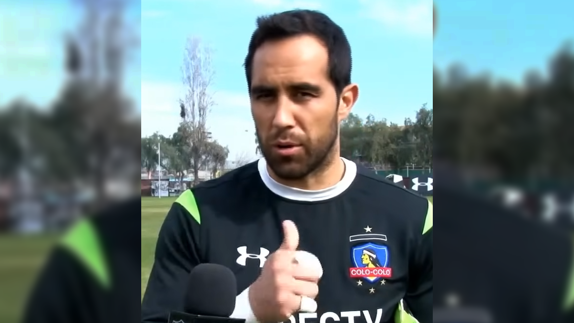 Claudio Bravo manifestó su interés por jugar en Colo Colo