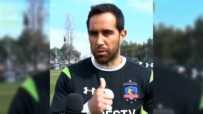 Claudio Bravo manifestó su interés por jugar en Colo Colo