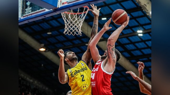 Chile sufrió duro tropiezo ante Colombia en las clasificatorias para la AmeriCup 2025