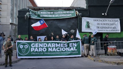 Gendarmería depondrá paro tras llegar a un acuerdo con el Ministerio de Justicia