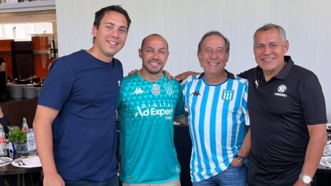 Marcelo Díaz se reunió con Guillermo Francella antes de la final de Sudamericana