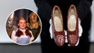 Exhiben los históricos zapatos que usó "Dorothy" en "El Mago de Oz"