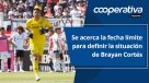 Cooperativa Deportes: Se acerca la fecha límite para definir la situación de Brayan Cortés