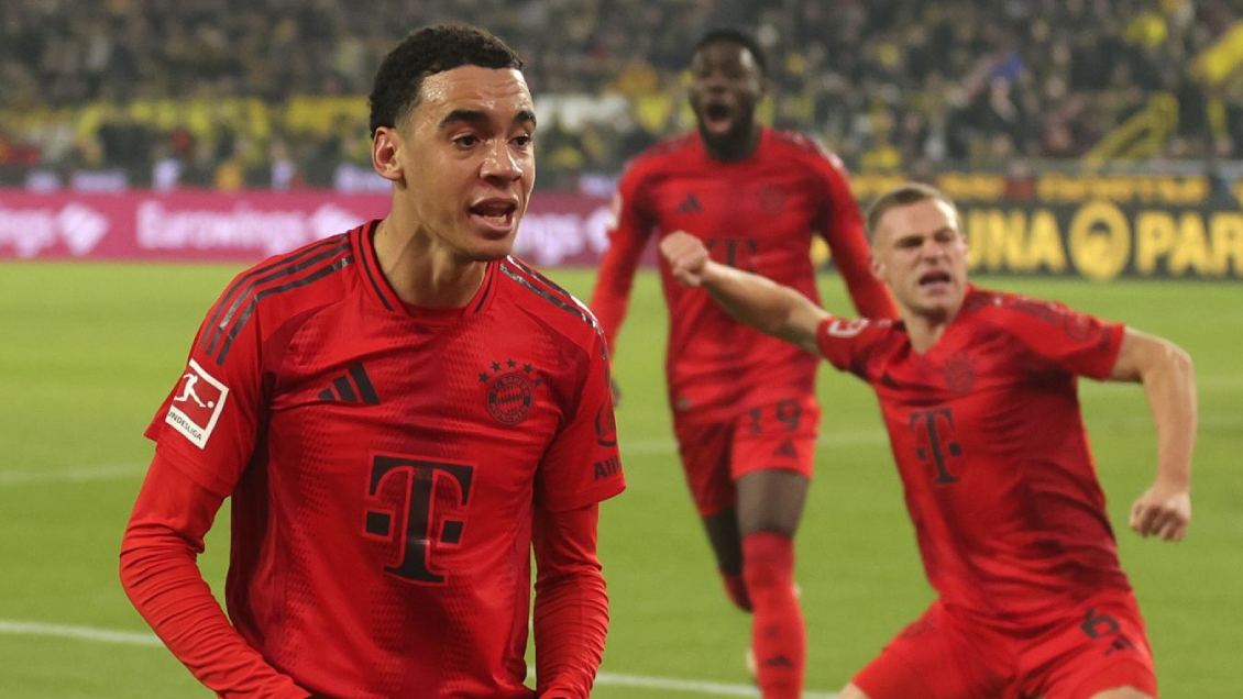 Musiala suplió a Harry Kane y Bayern Munich rescató empate ante Borussia Dortmund