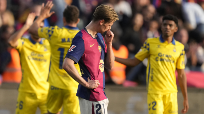 Barcelona volvió a ceder puntos con sorpresiva caída ante UD Las Palmas